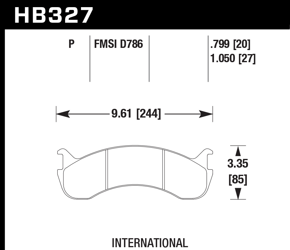 Pastilla de Freno F-650SD/Cheyenne 05A Tra. F3 (Nueva)